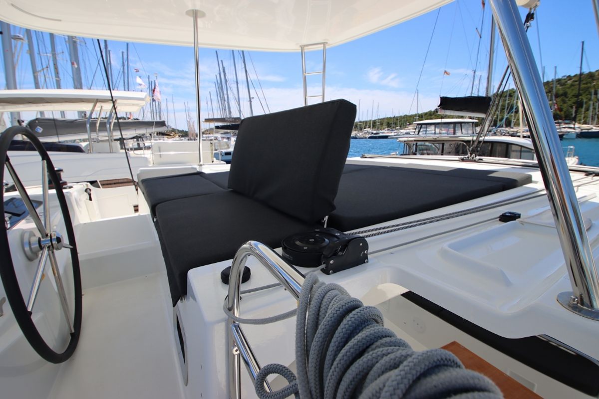 Chill Out, a Lagoon 46 OW catamaran at Općina Rogoznica, Croatia