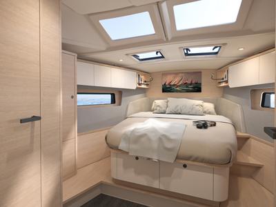 Cabin on Sunsail 44.4 Premium Plus, a Dufour 44 sailboat at Road Town, British Virgin Islands