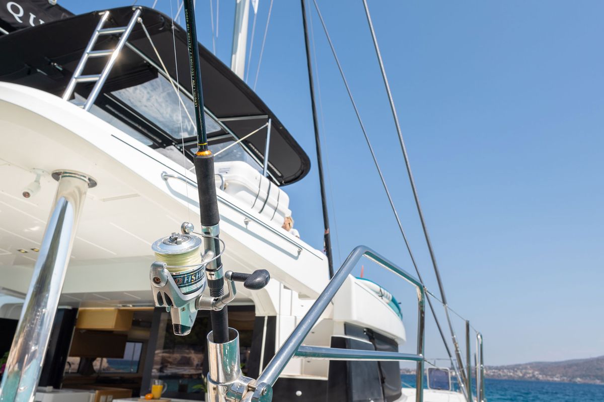 Queen Of Diamonds, a Lagoon 52 catamaran at Athens, Greece
