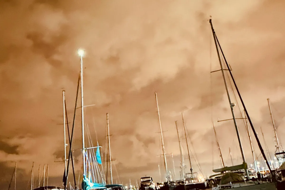 Exterior view of Angelmiles 2, a Northman Maxus 35 sailboat at Valencia, Spain