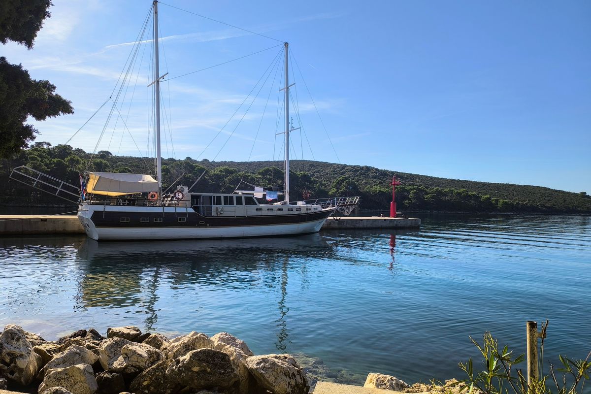 Exterior view of Premium, a Gulet Gulet gulet at Strožanac Donji, Croatia