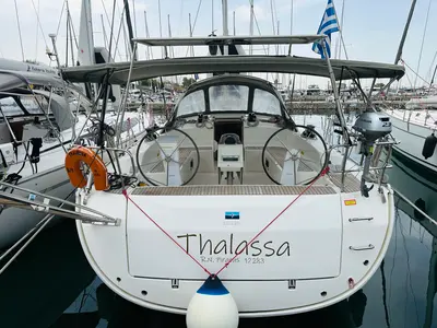 S/Y Thalassa, a Bavaria Cruiser 51 sailboat at Athens, Greece