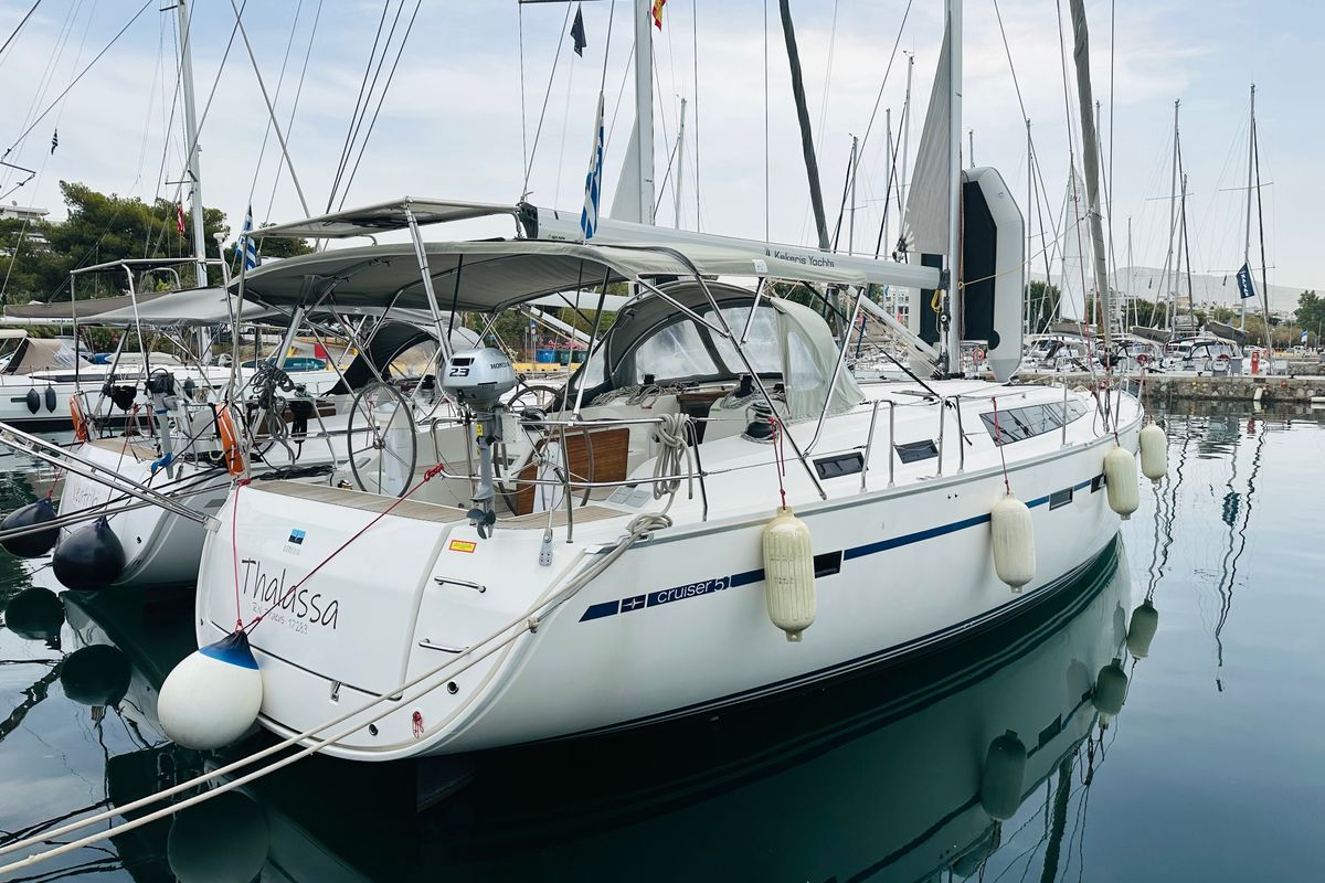 S/Y Thalassa, a Bavaria Cruiser 51 sailboat at Athens, Greece