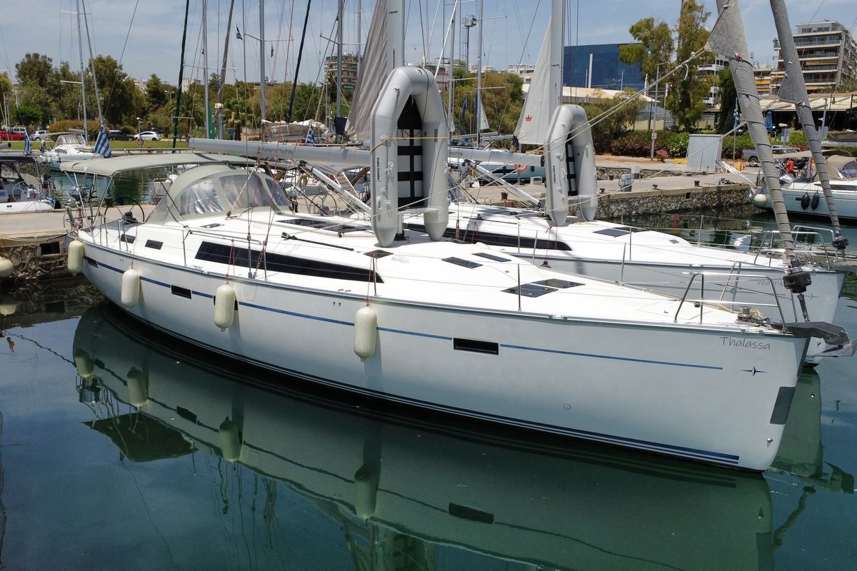 S/Y Thalassa, a Bavaria Cruiser 51 sailboat at Athens, Greece