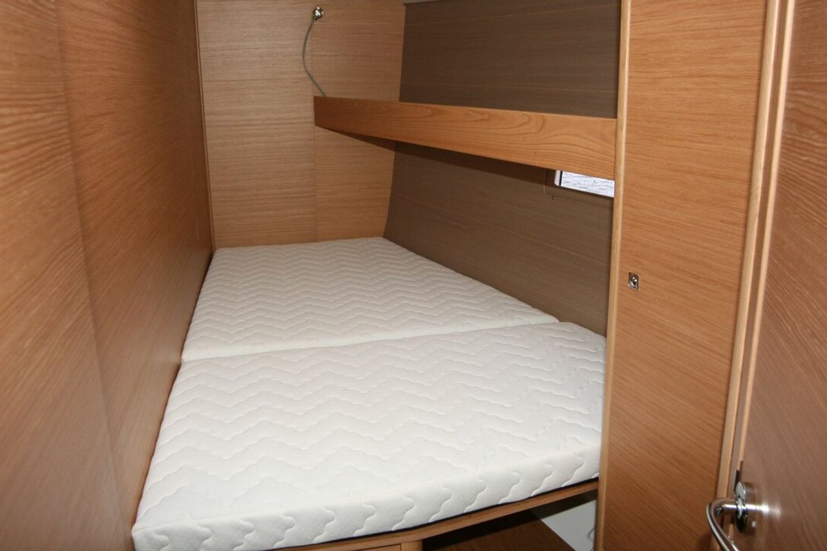 Cabin on Harvey, a Dufour 460 GL sailboat at Punat, Croatia