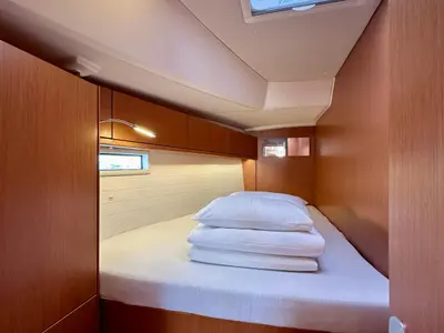 Cabin on Timon, a Bavaria Cruiser 46 sailboat at Općina Sukošan, Croatia