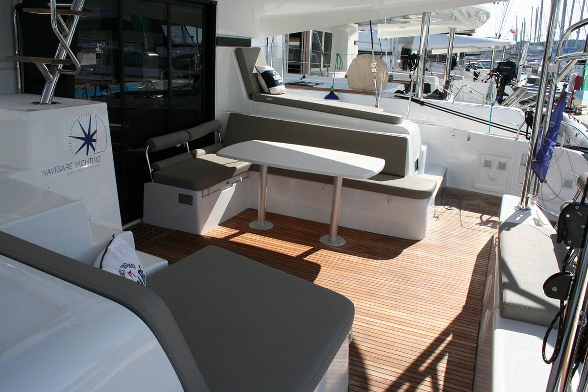 Seaside dreams, a Lagoon 42 catamaran at Seget Donji, Croatia