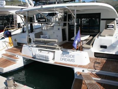 Seaside dreams, a Lagoon 42 catamaran at Seget Donji, Croatia
