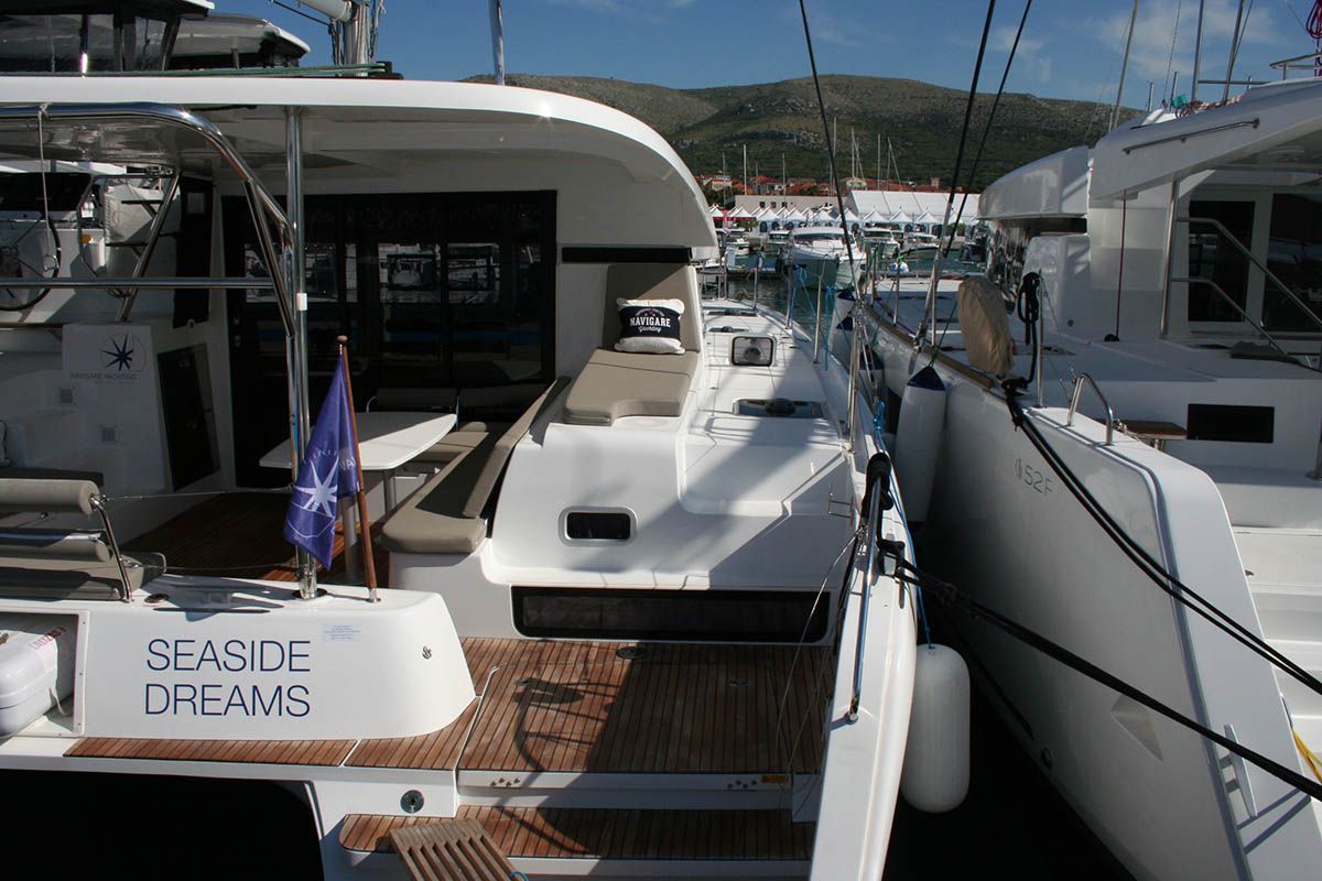 Seaside dreams, a Lagoon 42 catamaran at Seget Donji, Croatia