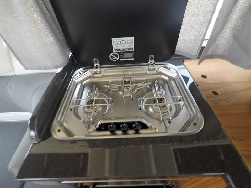 Galley of True North, a Marex 360 Cabriolet Cruiser yacht at Grad Šibenik, Croatia
