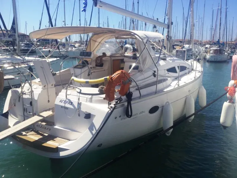 Ageras, a sailboat at Preveza, Greece