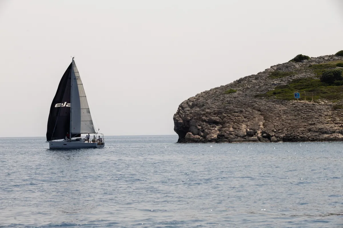 Lucky, a Elan E4 sailboat at Betina, Croatia