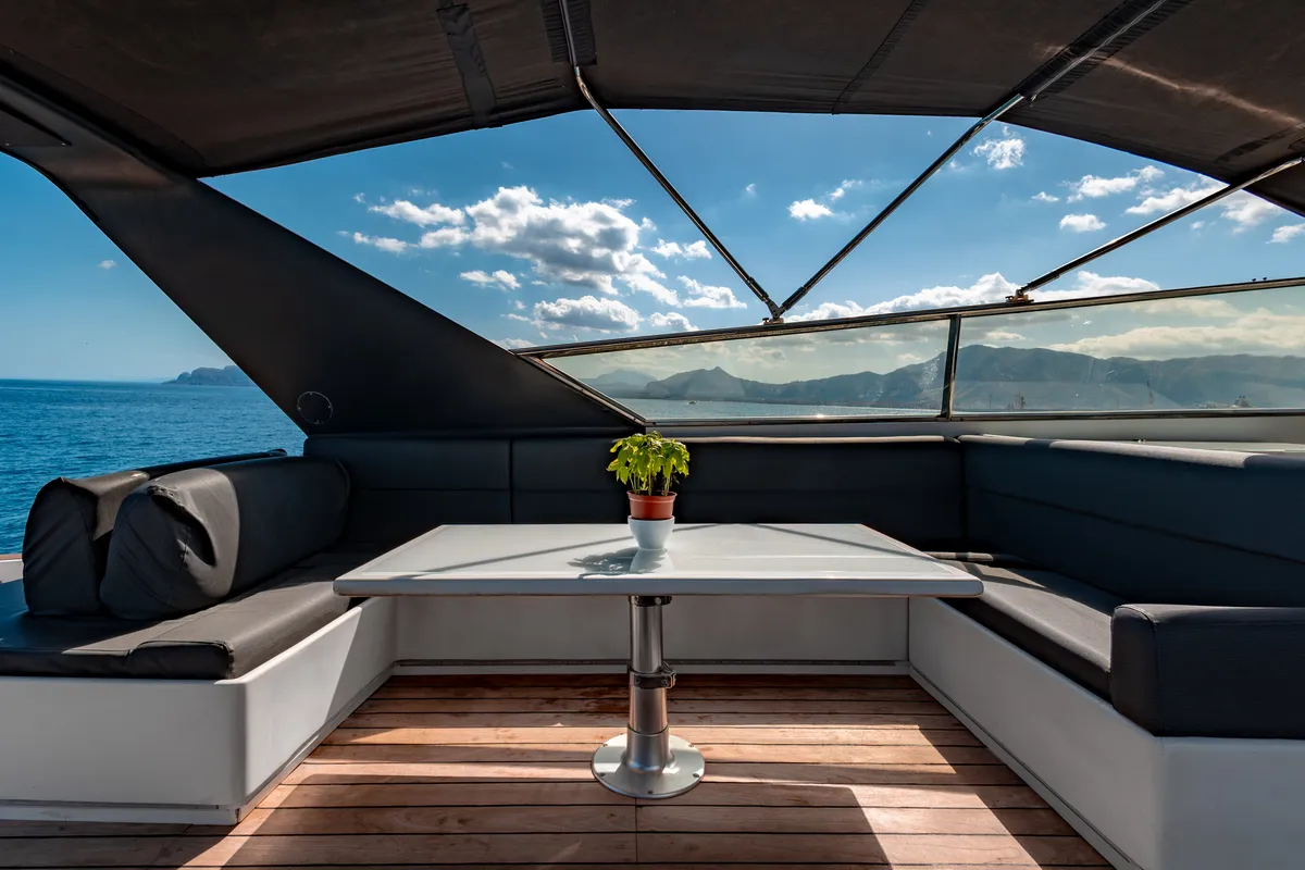 Onyris, a Leopard Leopard 23 yacht at Palermo, Italy