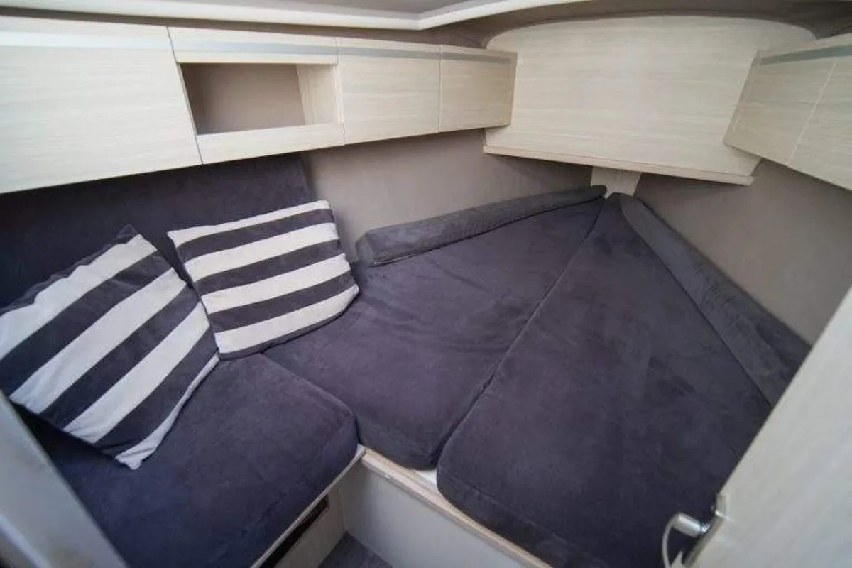 Cabin on Poganckie Kepy, a Northman Maxus 33.1 RS sailboat at Sztynort, Poland