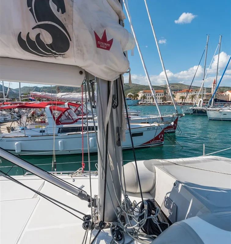 Sparkling, a Beneteau Oceanis 41.1 sailboat at Split, Croatia