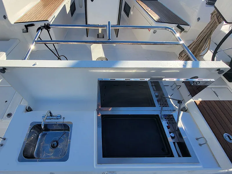 Avanti, a Dufour 470 sailboat at Grad Šibenik, Croatia