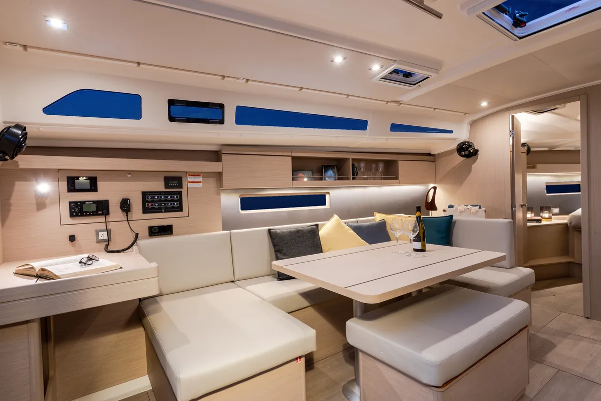 Salon of Sunsail 42 Classic, a Beneteau Oceanis 40.1 sailboat at Dubrovnik, Croatia