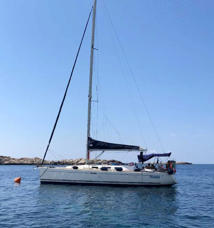 Cabin 3, a Dufour Dufour 40 sailboat at Palermo, Italy
