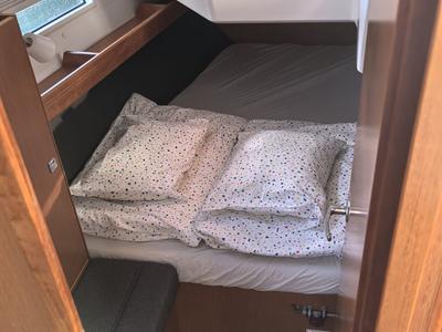 Cabin on Lady Lana, a Bavaria Cruiser 37 sailboat at Punat, Croatia