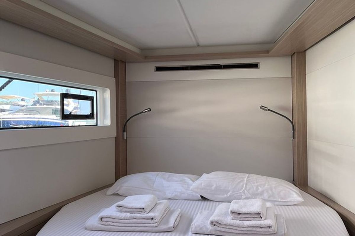 Eternityx, a Lagoon 46 catamaran at Fethiye, Turkey