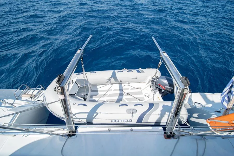 Annie, a Lagoon 450 F catamaran at Athens, Greece