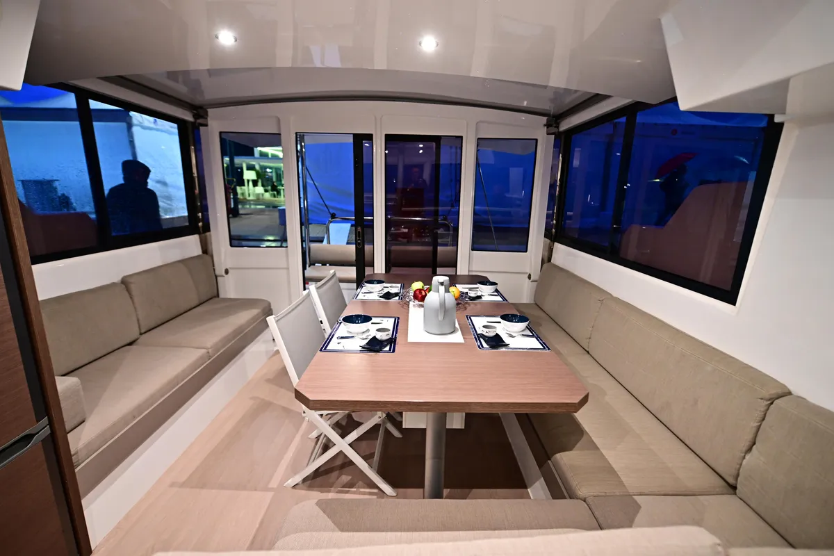 Perrito Caliente, a Bali Catspace catamaran at Tonnarella, Italy