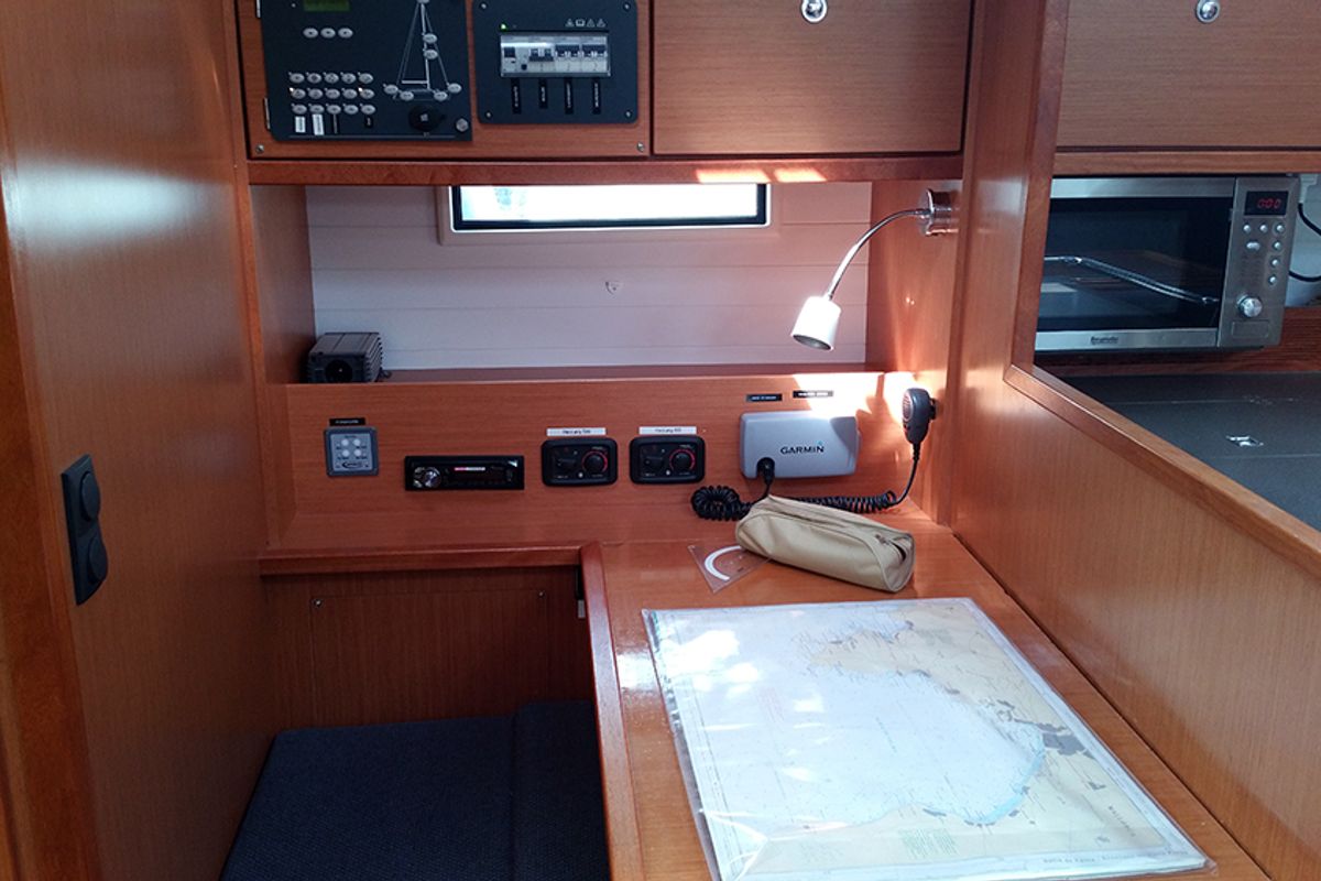 Silver Cloud, a Bavaria Cruiser 50 sailboat at Llucmajor, Spain