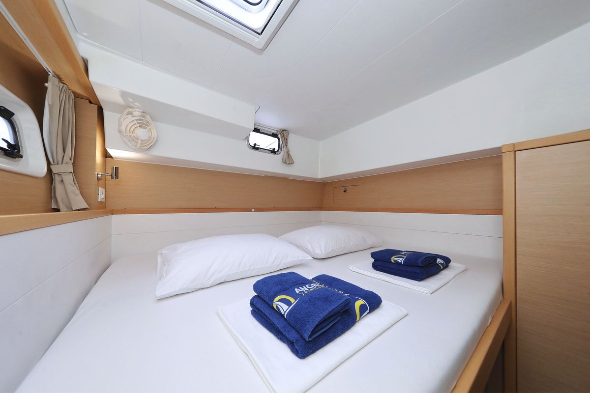Cabin on Lilla V, a Lagoon 39 catamaran at Grad Biograd na Moru, Croatia