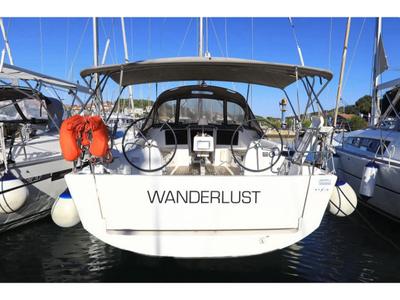 Wanderlust, a Dufour 382 Grand Large sailboat at Kos, Greece