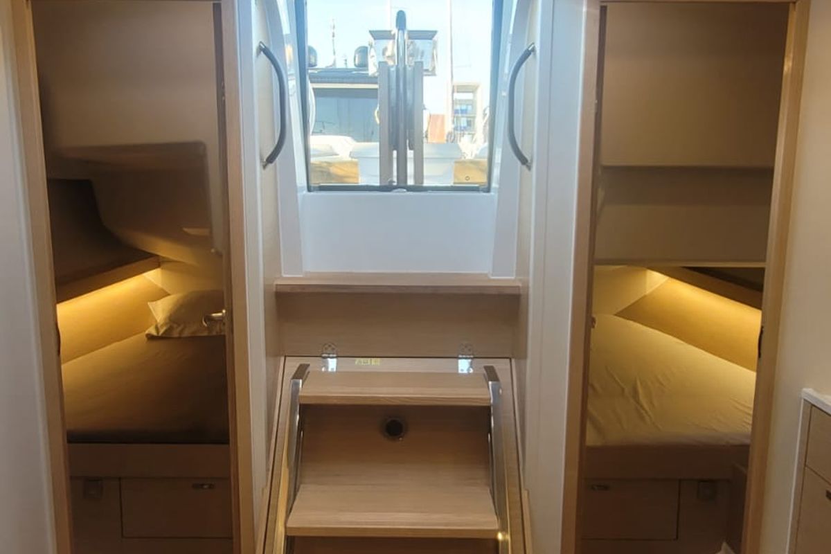 Cockpit of no_name, a Hanse Yachts Hanse 360 sailboat at Rosignano Solvay, Italy