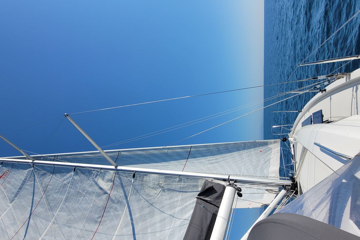 Deck of no_name, a Hanse Yachts Hanse 360 sailboat at Rosignano Solvay, Italy