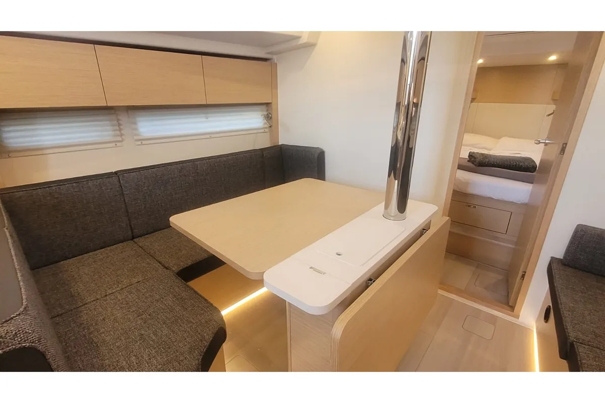 Exterior view of no_name, a Hanse Yachts Hanse 360 sailboat at Rosignano Solvay, Italy