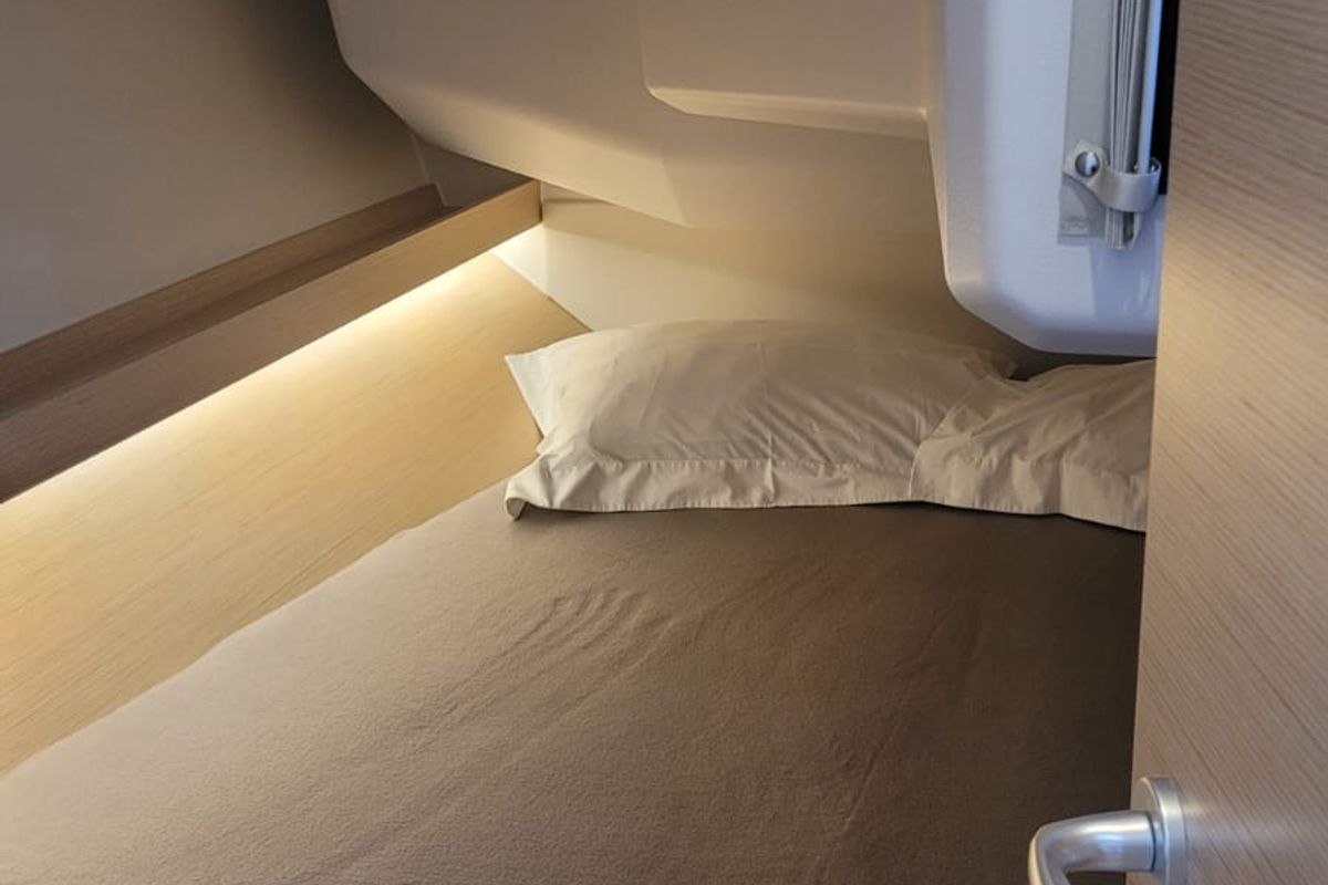 Cabin on no_name, a Hanse Yachts Hanse 360 sailboat at Rosignano Solvay, Italy