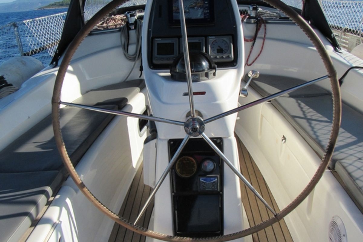 Jelsa, a Bavaria 31 Cruiser sailboat at Split, Croatia