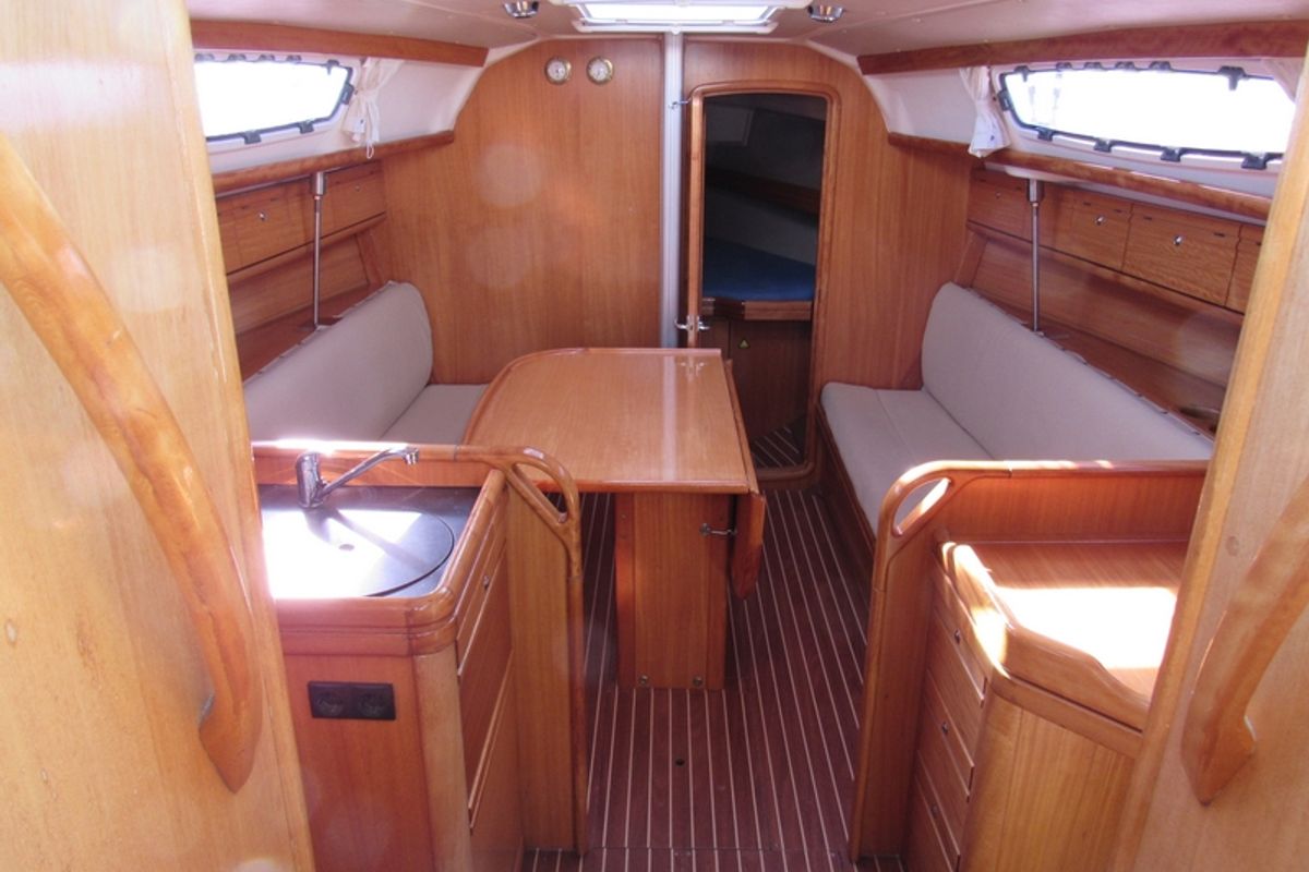Jelsa, a Bavaria 31 Cruiser sailboat at Split, Croatia