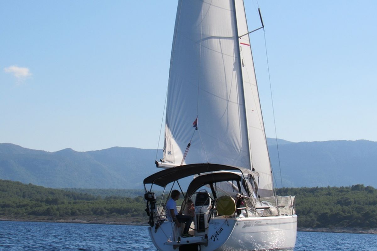 Jelsa, a Bavaria 31 Cruiser sailboat at Split, Croatia