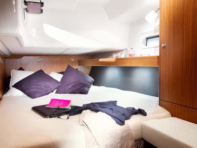 Cabin on Tokaj, a Bavaria Cruiser 46 sailboat at Seget Donji, Croatia