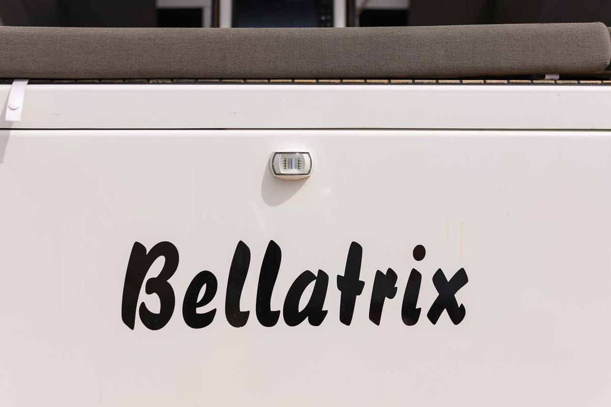 Bellatrix, a Dufour 470 sailboat at Grad Kaštela, Croatia