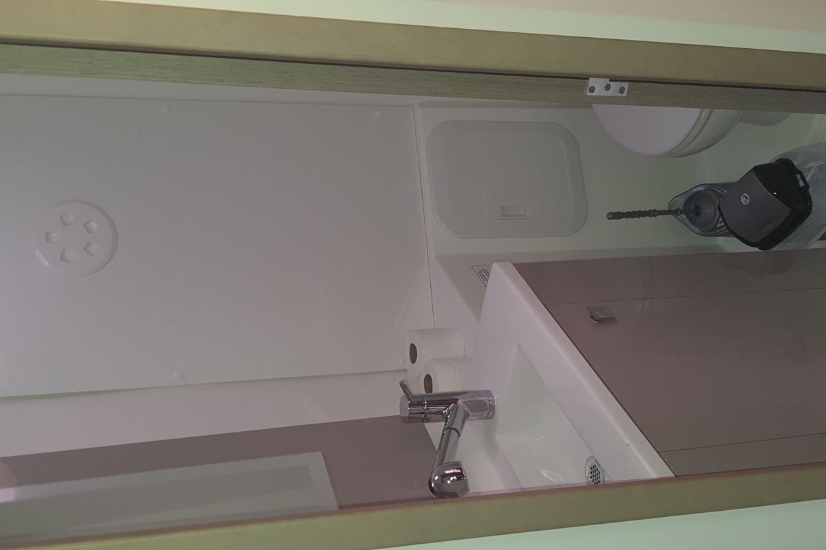 Head on Arven, a Fountaine Pajot Isla 40 catamaran at Marmaris, Turkey
