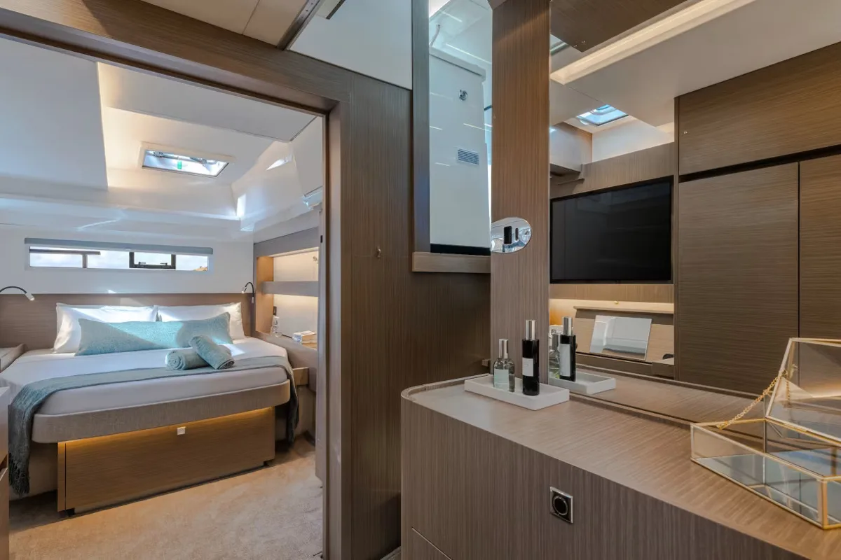 Moorings 5200 Exclusive Plus, a Leopard 52 catamaran at Rodney Bay, Saint Lucia