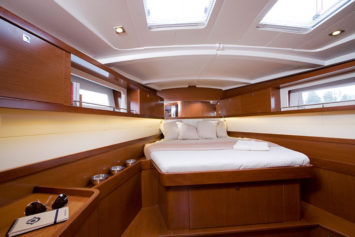 Cabin on Megan, a Beneteau Oceanis 45 sailboat at Pa Khlok, Thailand