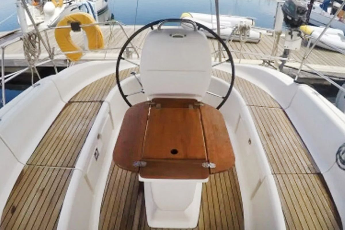 Alexandros I, a Bavaria 37 sailboat at Municipal Unit of Lefkada, Greece
