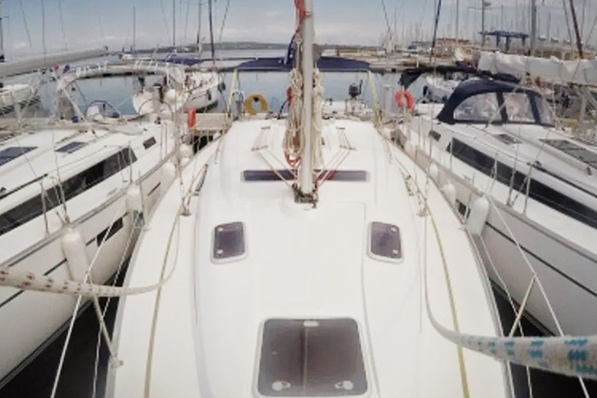 Alexandros I, a Bavaria 37 sailboat at Municipal Unit of Lefkada, Greece