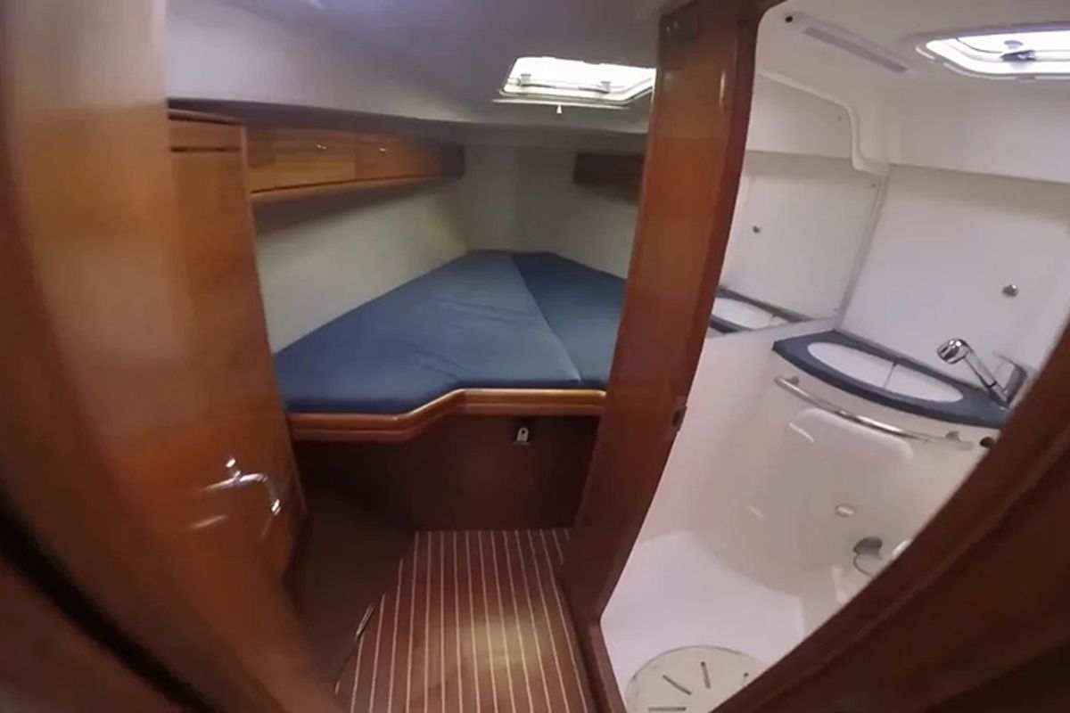 Alexandros I, a Bavaria 37 sailboat at Municipal Unit of Lefkada, Greece