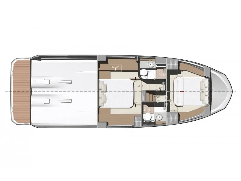 Martin, a Jeanneau Prestige 420 Fly yacht at Split, Croatia