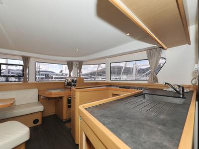 Galley of Demi Doux, a Lagoon 42 catamaran at Grad Trogir, Croatia