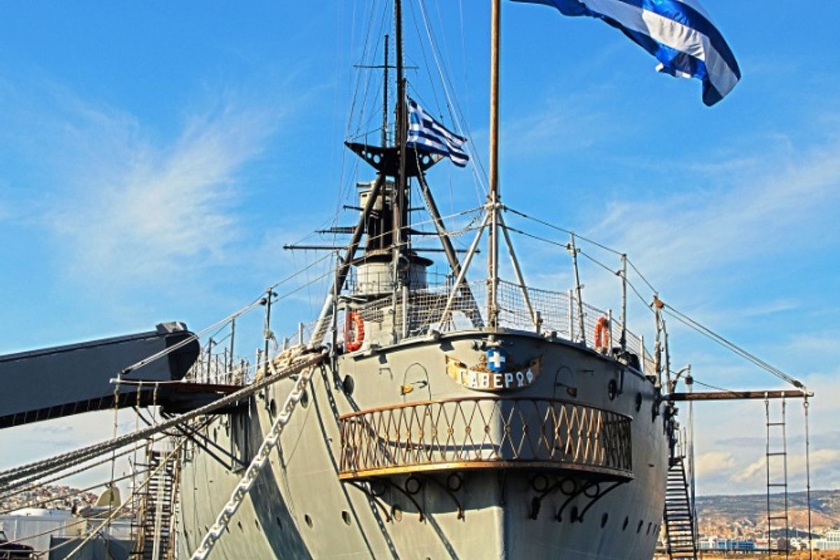 Floating Navy Museum Battleship Georgios Averof - Photo 4