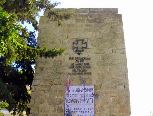 Battle of Crete 1941 - German Parachutist Memorial